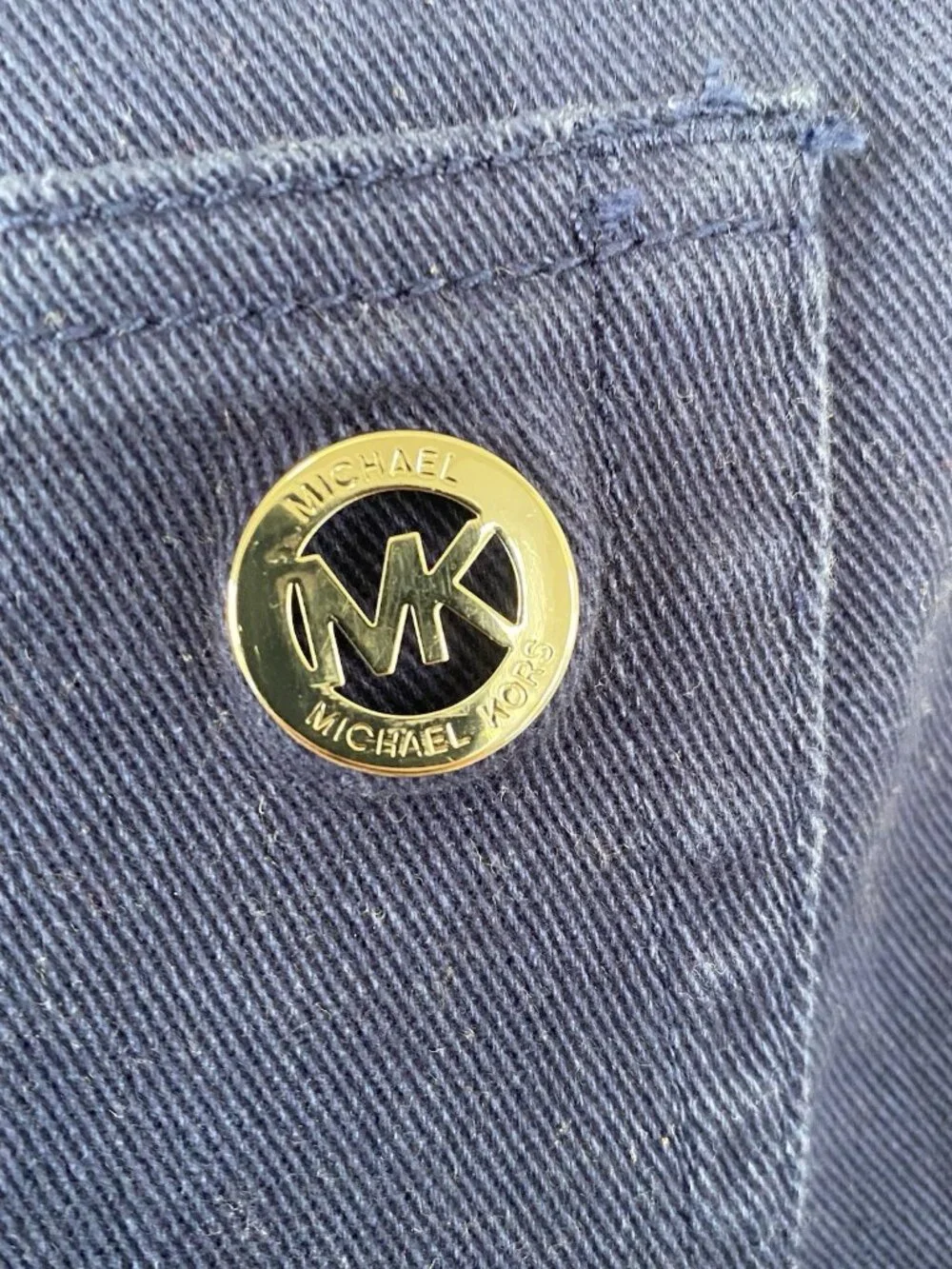 Women's Michael Kors blue jeans Size 8 skinny beautiful Blue very nice